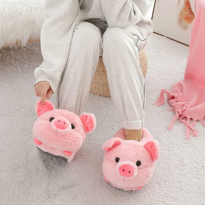 Les petits porcelets - chausson en peluche