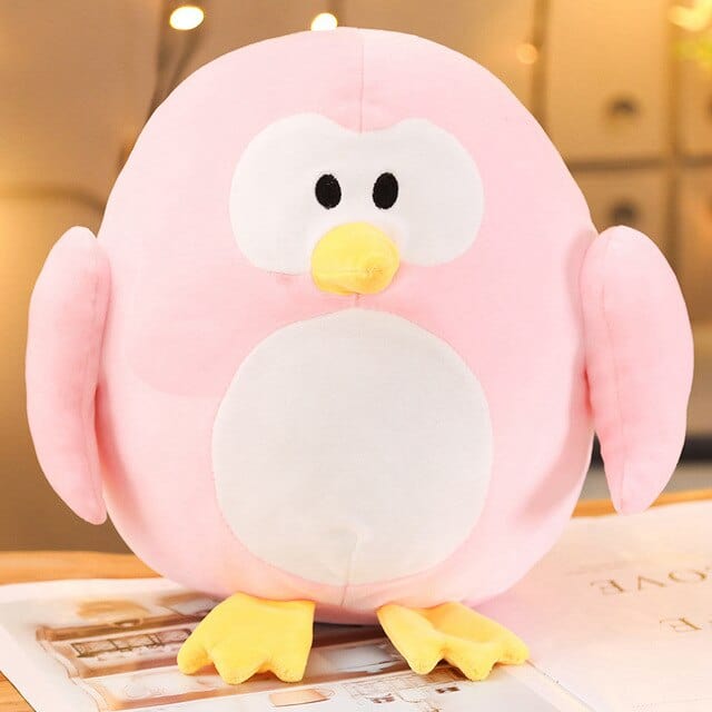 Nounours Pingouin Rose | Peluche World 30 cm