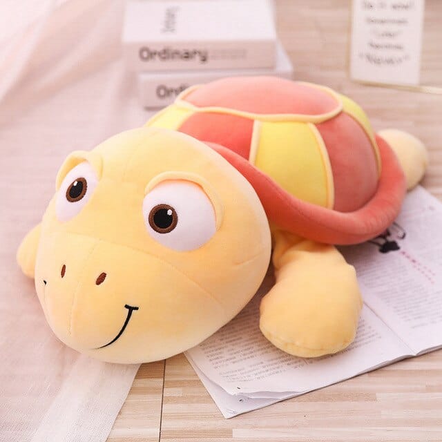 Nounours Tortue Rouge  Écailleux | Peluche World 45 cm