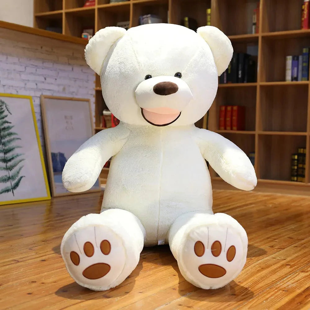 Ours en peluche géant coloré et souriant
