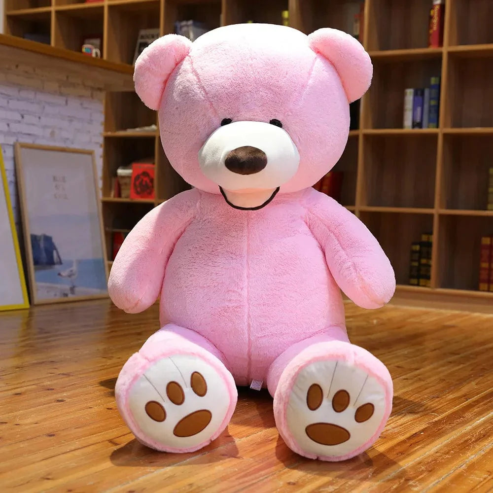 Ours en peluche géant coloré et souriant