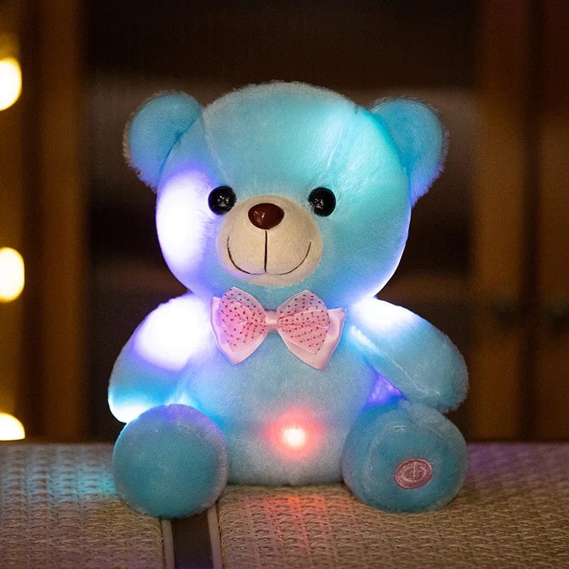 Ours en peluche lumineux avec un nœud de papillon