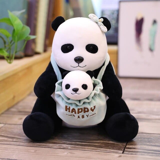 paluche panda avec bebe | Peluche World