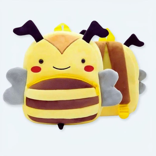 Peluche abeille sac à dos doux enfant ludique