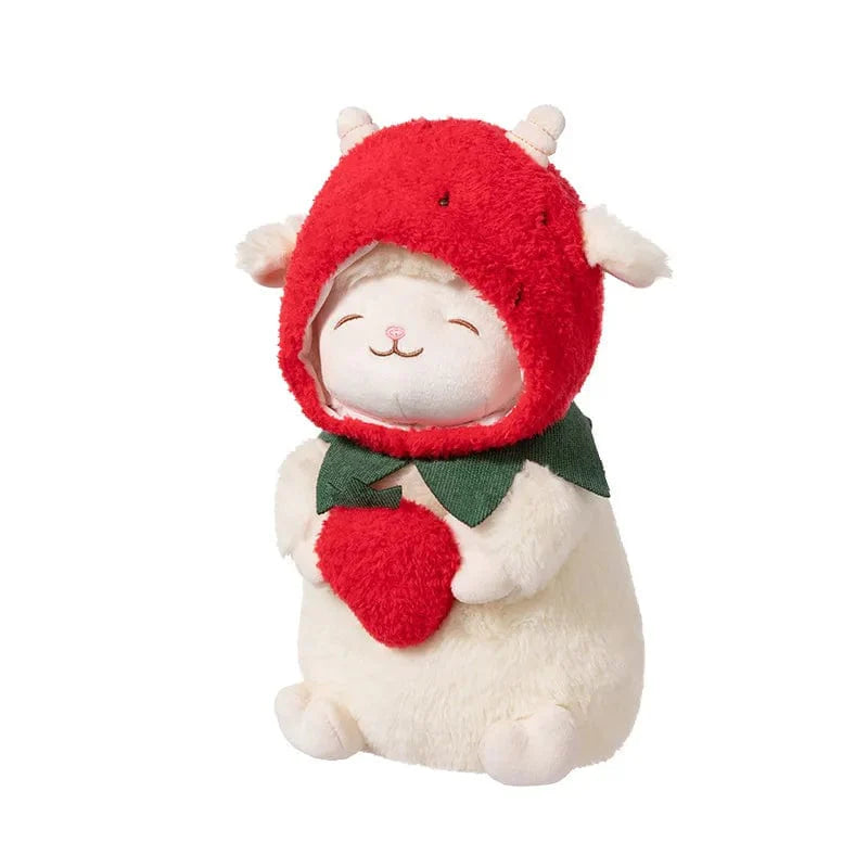 Peluche agneau d'amour Saint-Valentin