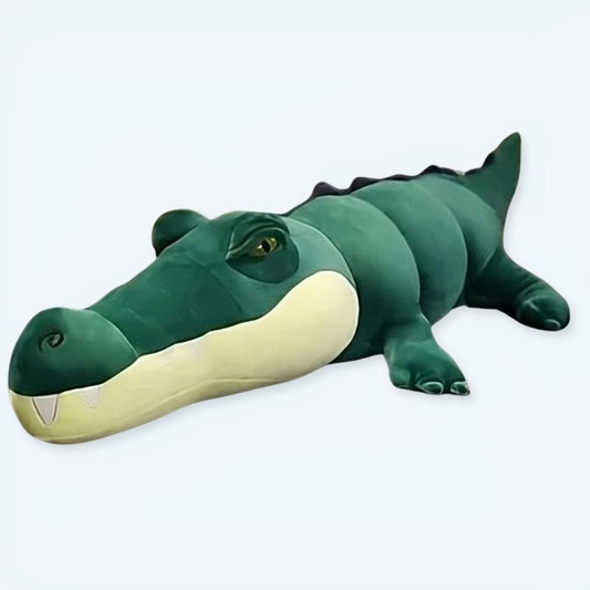 Peluche alligator bleu géant doux et amusant enfant