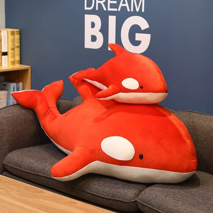 Peluche baleine bébé coloré