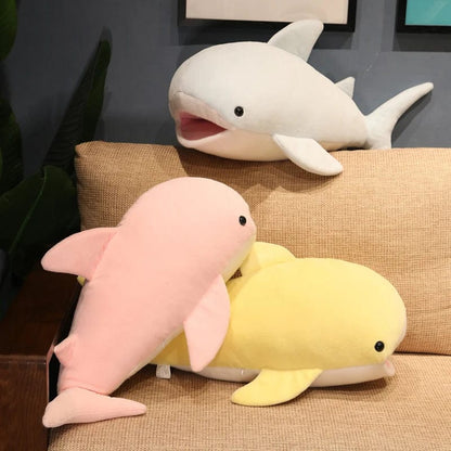 Peluche baleine bleuté gentille