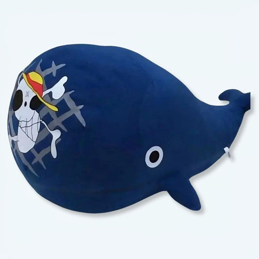 Peluche baleine Laboon douce One Piece câlin marin