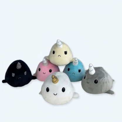 Peluche baleine licorne blanche douce univers magique