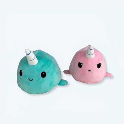 Peluche baleine licorne verte douce enfant magique