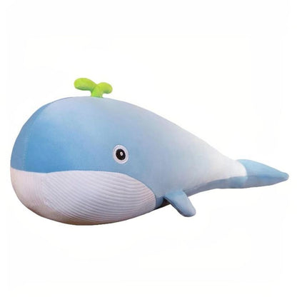 Peluche baleine pastel géante douce chambre déco