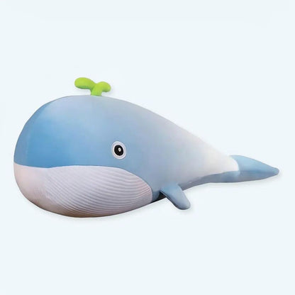 Peluche baleine pastel géante douce chambre déco