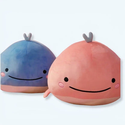 Peluche baleine rose moelleuse océan câlin enfant