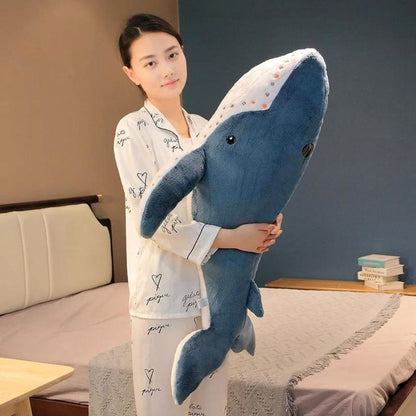 Peluche baleine XXL douce océan câlin enfant