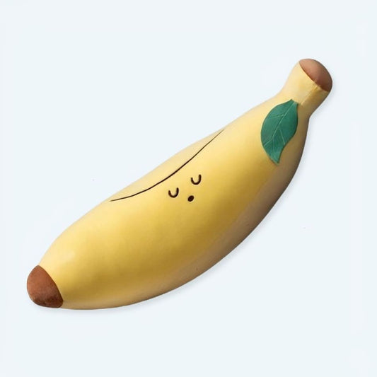 Peluche banane fruit mignon jaune doux câlin enfant