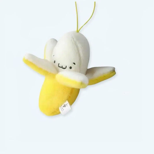 Peluche banane jaune amusante douce et originale
