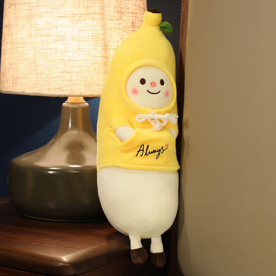 Peluche banane Kawaii douce moelleuse chambre enfant
