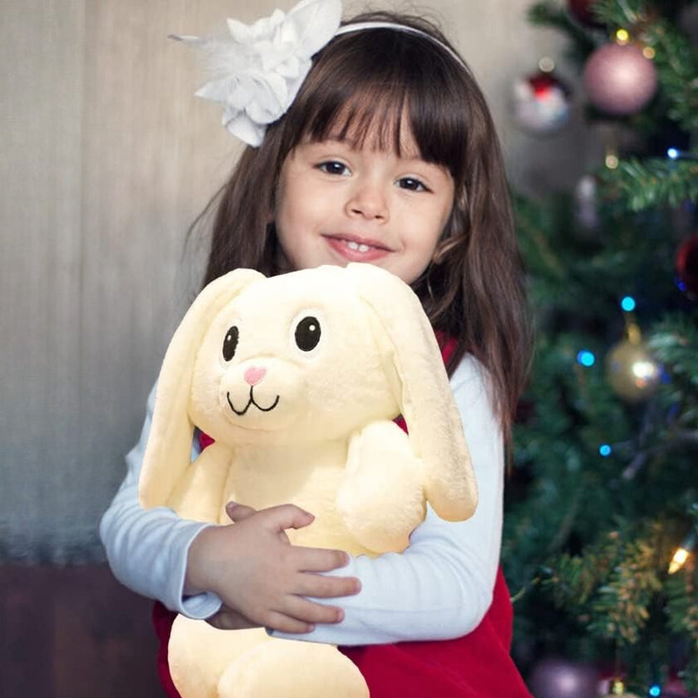 Peluche lapin blanc bébé
