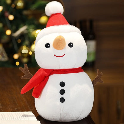 Peluche bonhomme de neige de noël