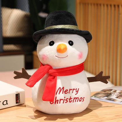 Peluche bonhomme de neige de noël