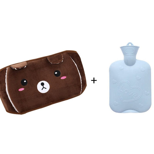 Peluche bouillotte ceinture ours