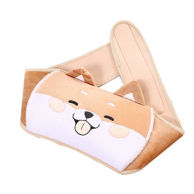 Peluche bouillotte ceinture shiba