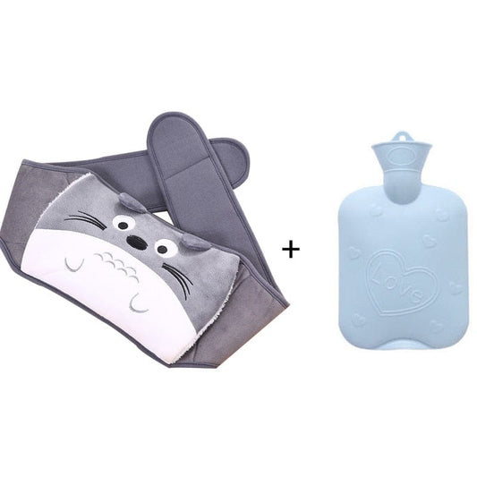Peluche bouillotte ceinture souris