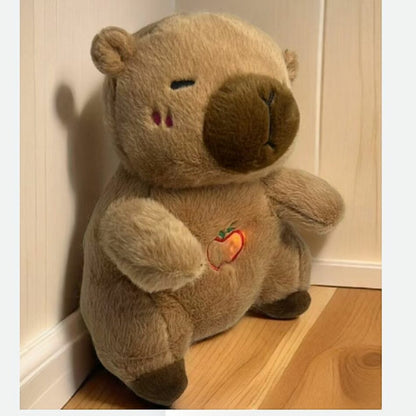 Peluche capybara qui respire berceuses bruits blancs