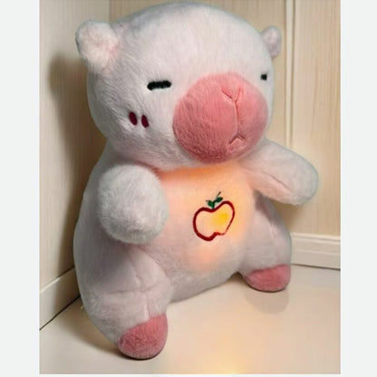 Peluche capybara qui respire berceuses bruits blancs