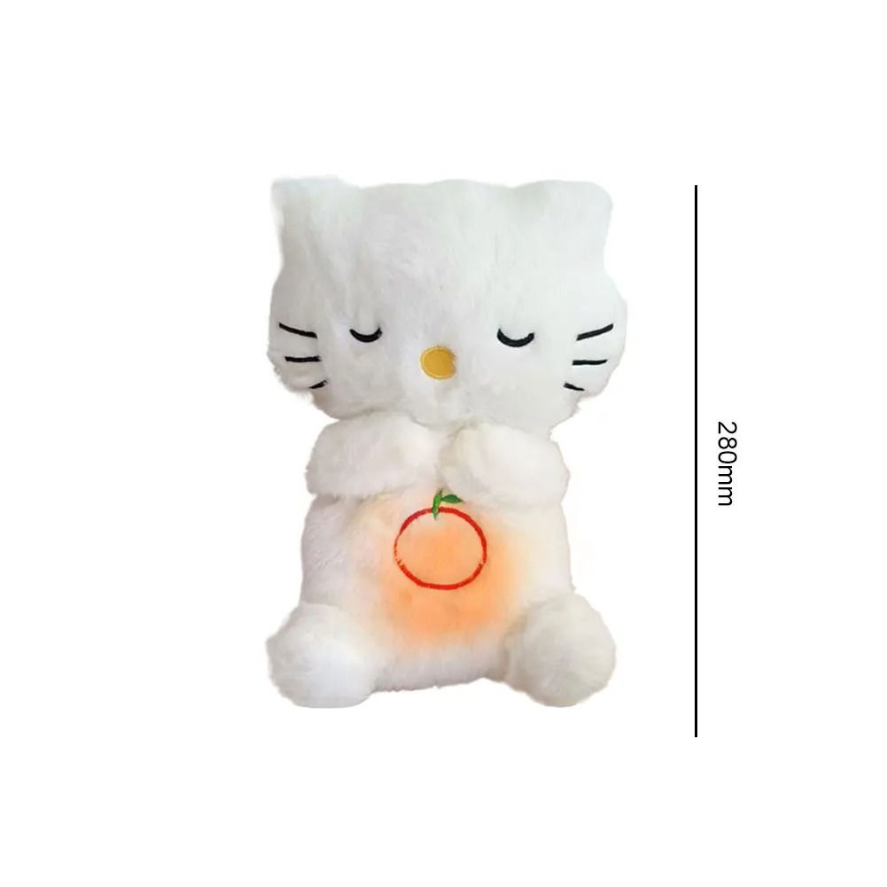 Peluche chat apaisant musique douce sommeil enfant