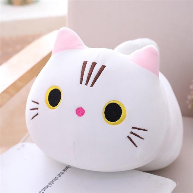 Peluche Chat Blanc  Tigrou | Peluche World 25 cm