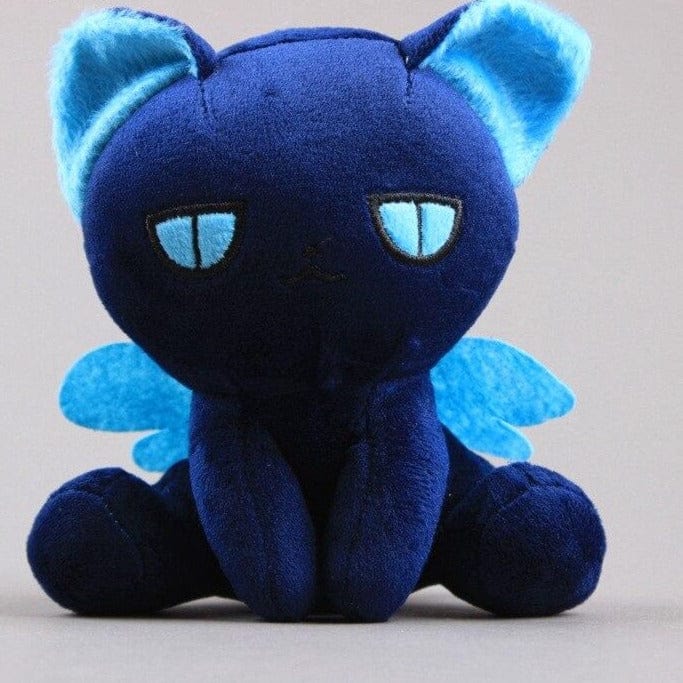 Peluche Chat Bleu  Plume | Peluche World