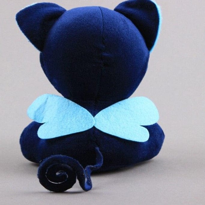 Peluche Chat Bleu  Plume | Peluche World