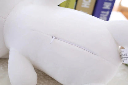 Peluche chat coloré bouche ouverte