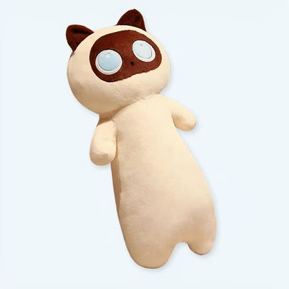 Peluche chat géant doux câlin pour décoration chambre