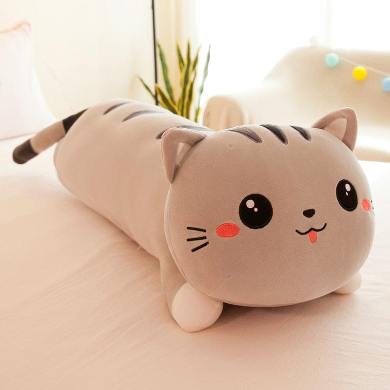 Peluche Chat Gris  Grisette | Peluche World 50 cm