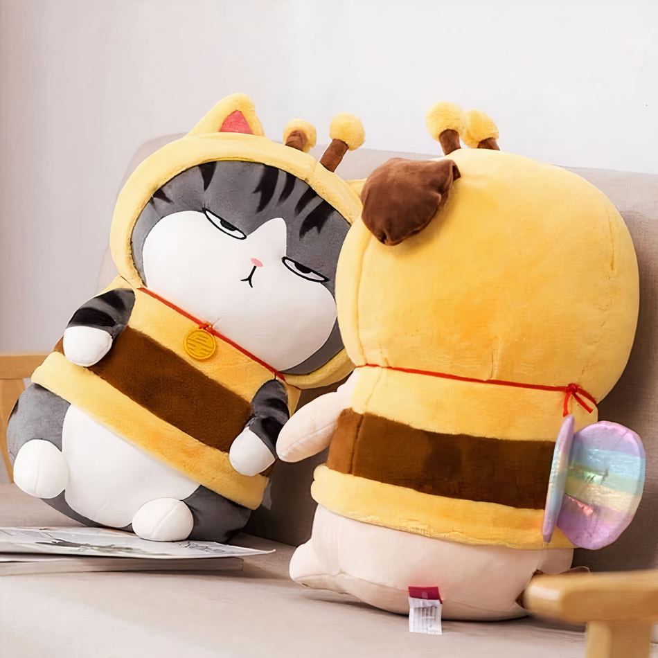 Peluche chat mignon design doux pour enfants cadeaux