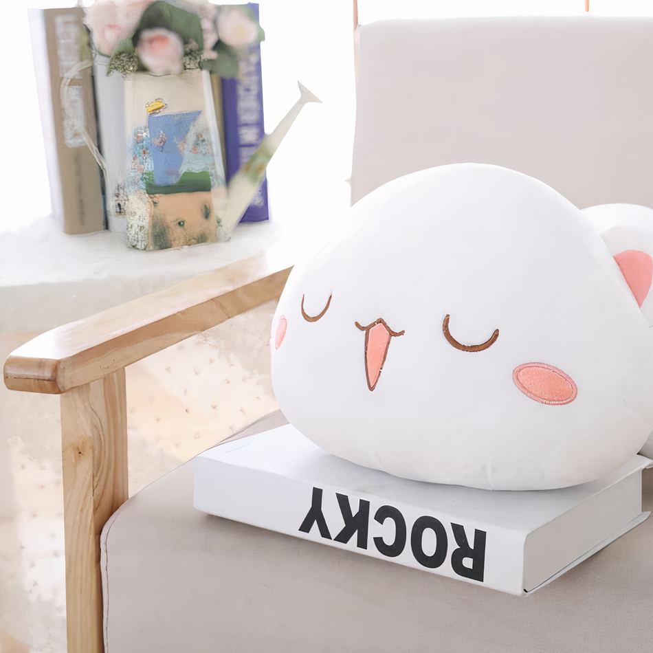 Peluche chat mignon langue dehors douce enfant jeu