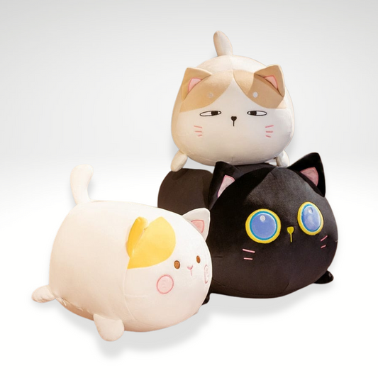 Peluche chat moelleuse distinct
