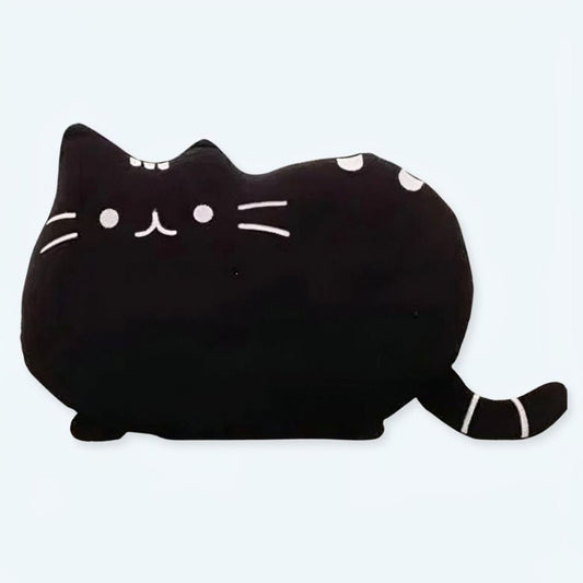 Peluche chat noir mignon doux compagnon câlin enfant