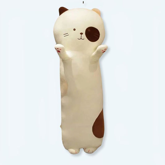 Peluche chat oreiller doux mignon enfant câlin maison