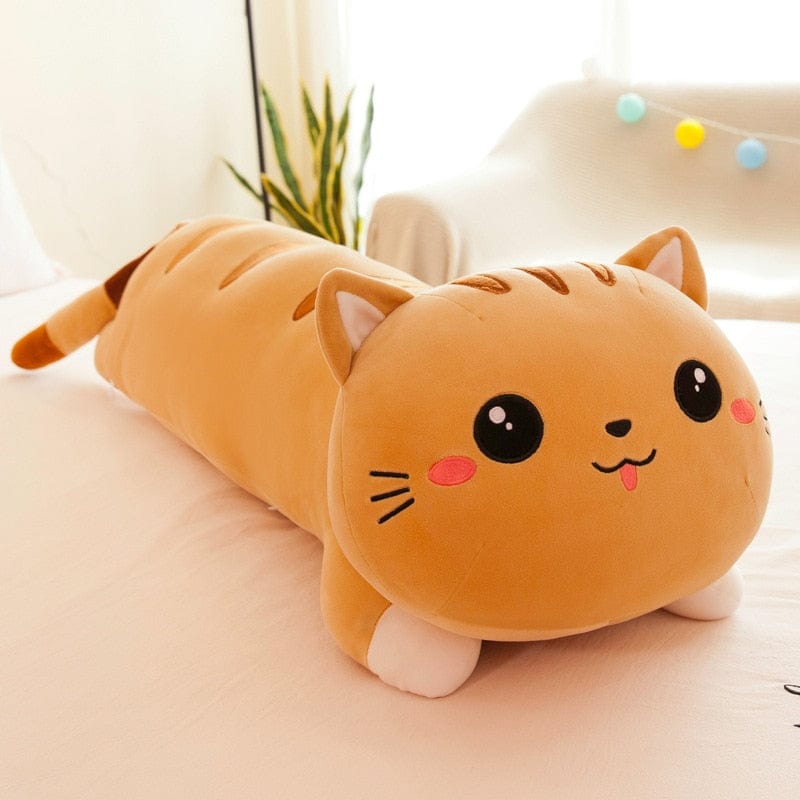 Peluche Chat Tigré  Biscuit | Peluche World 50 cm