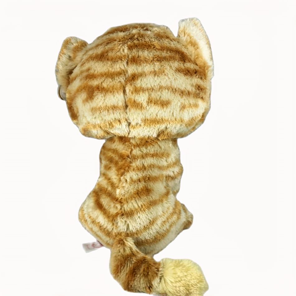 Peluche chaton rayé doux câlin enfant moelleux hiver