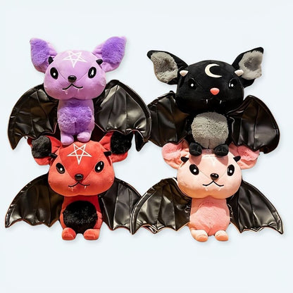 Peluche chauve-souris noire Halloween douce et festive