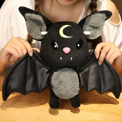 Peluche chauve-souris noire Halloween douce et festive