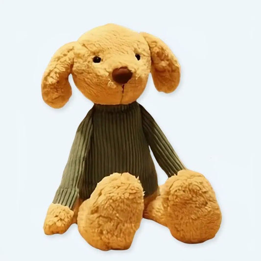 Peluche chien doux compagnon câlin enfant hiver