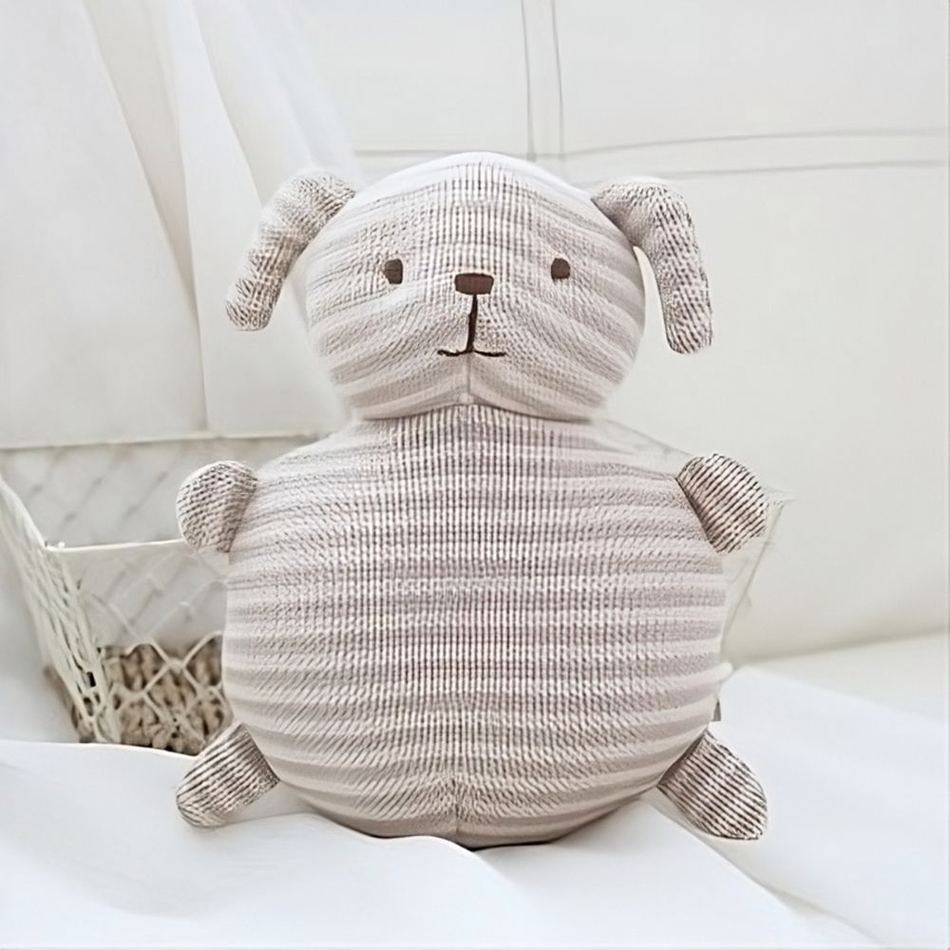 Peluche chien doux compagnon enfant câlin réaliste