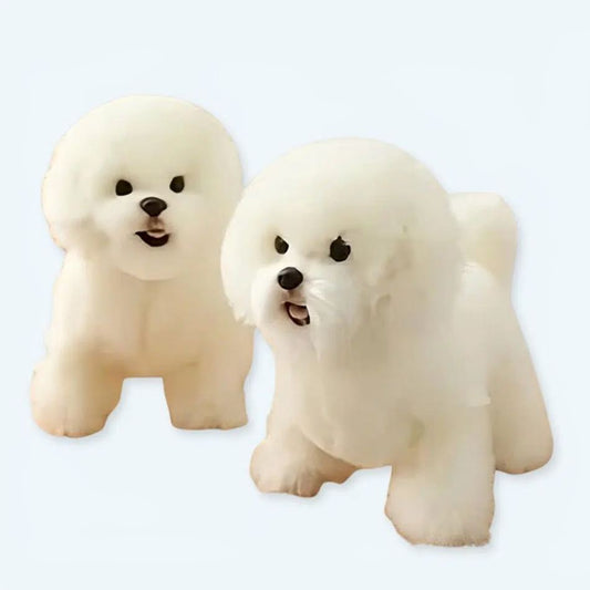 Peluche chien doux compagnon enfant chambre cosy