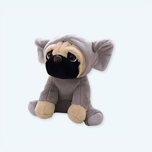 Peluche chien éléphant douce déguisement enfant câlin